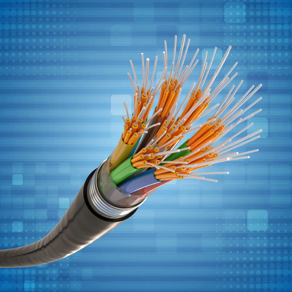 Fibre optic cable for internet speed upgrades