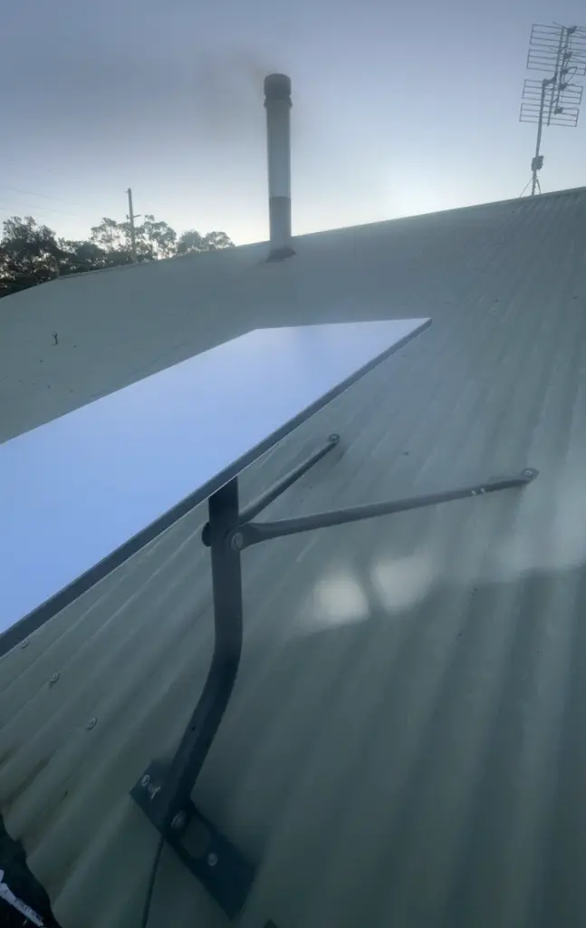 Starlink dish antenna installation